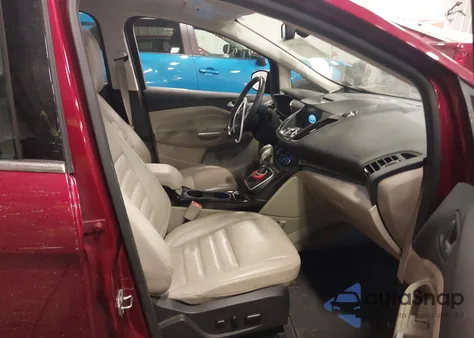 2017 Ford C-Max Hybrid Titanium from USA, damaged, VIN 1FADP5DUXHL117141